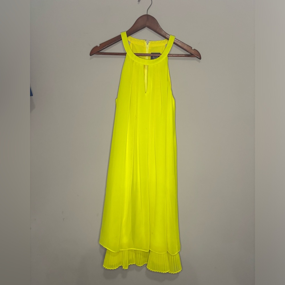 Vince Camuto-bright yellow dress!